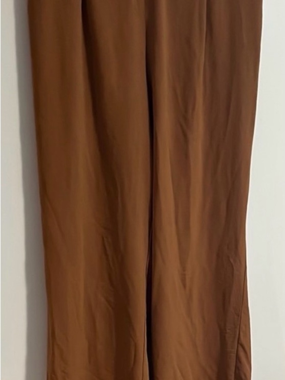 Wide-Leg Brown Women's Pants 1x